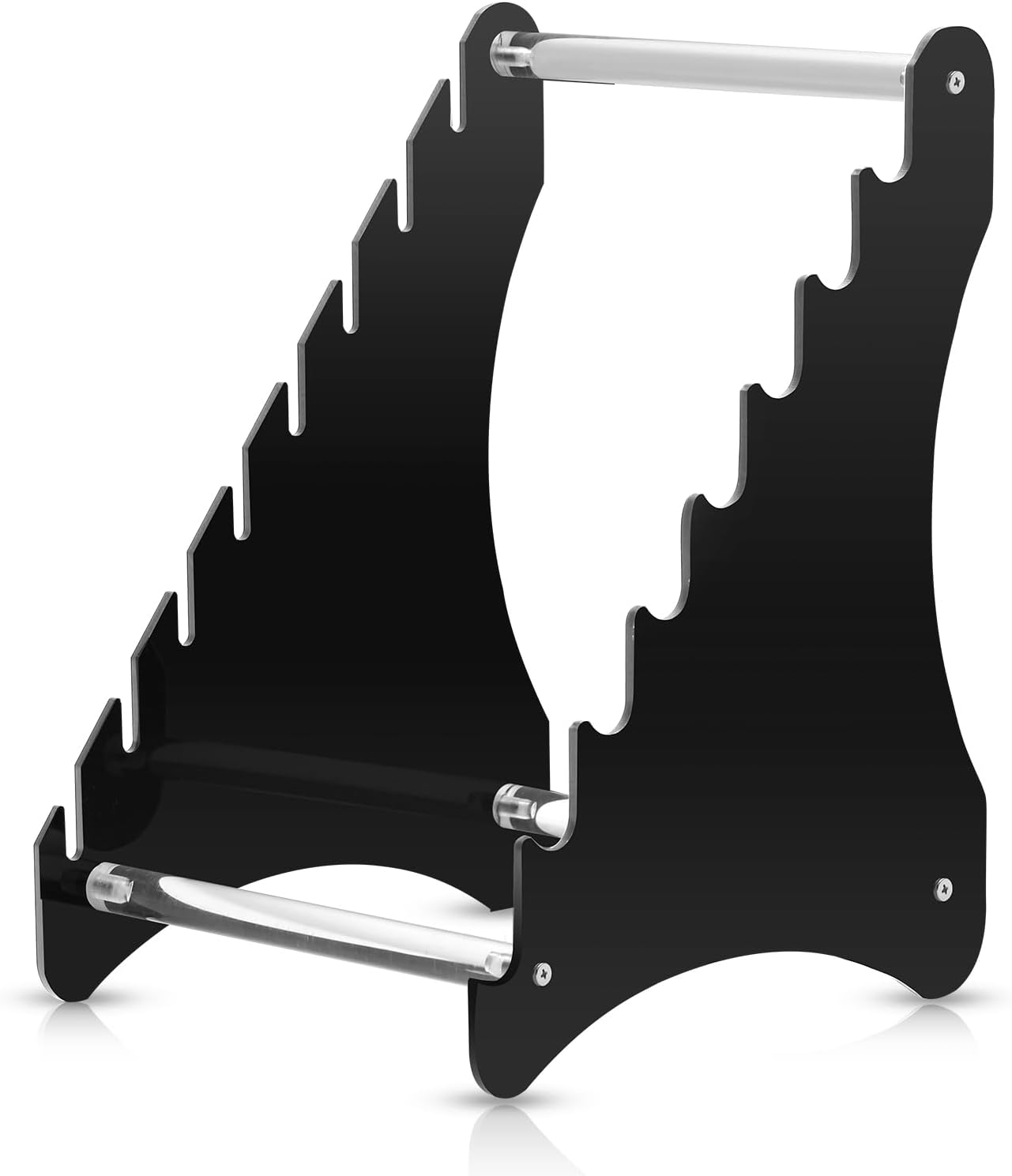 Acrylic Knife Display Stand, Fixed Blade Knife Series Display Stand/Case - Knife Holder for fixed-blade knives, Holds 8 Knives — view 9
