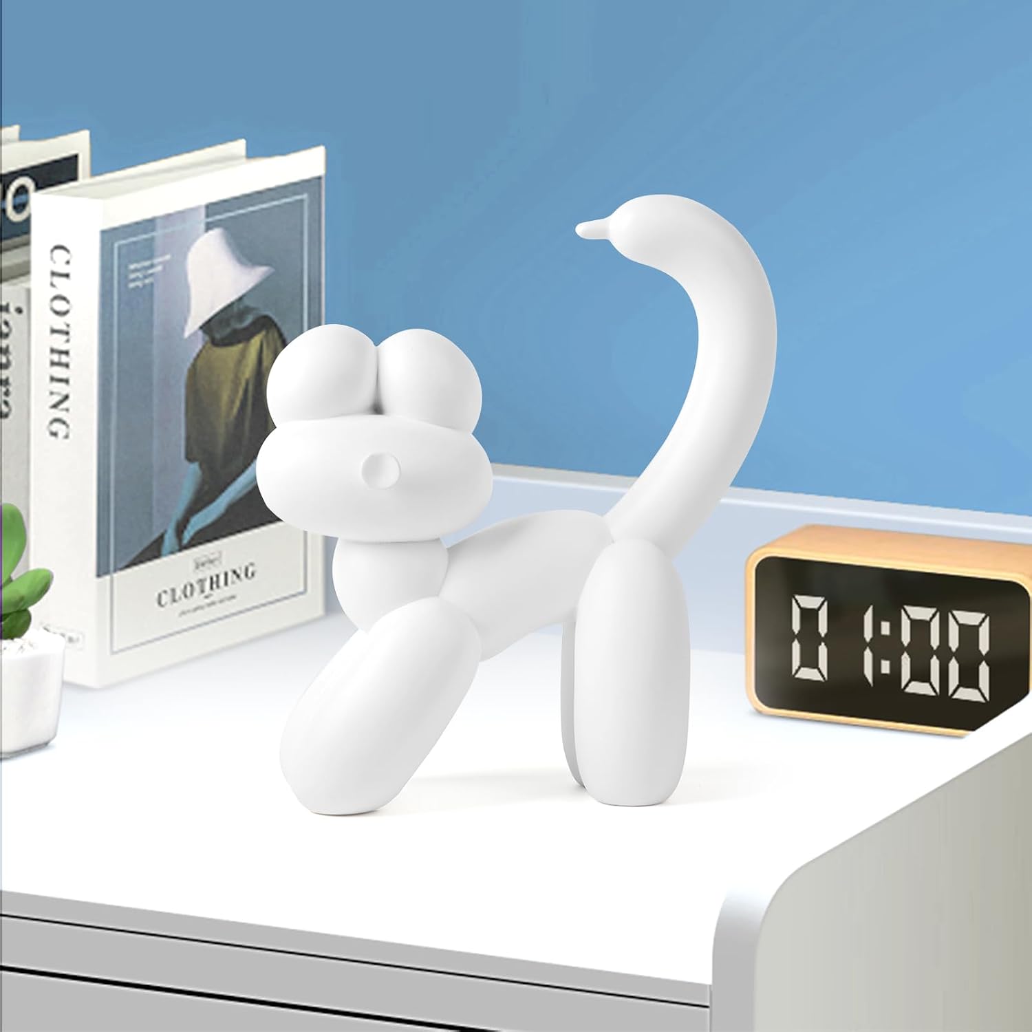 VOFSTAND Balloon Cat Figurine Decor, 7.8 Inch — view 2