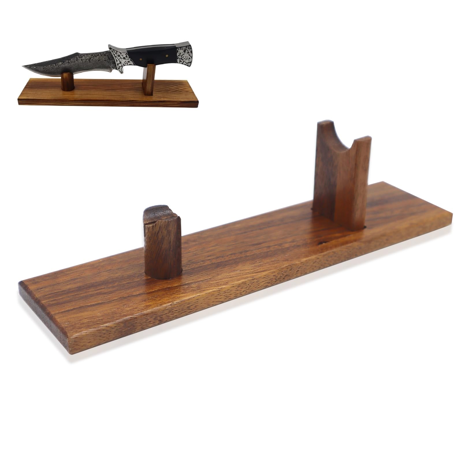 Acrylic Knife Display Stand - Single Knife Holder — view 2