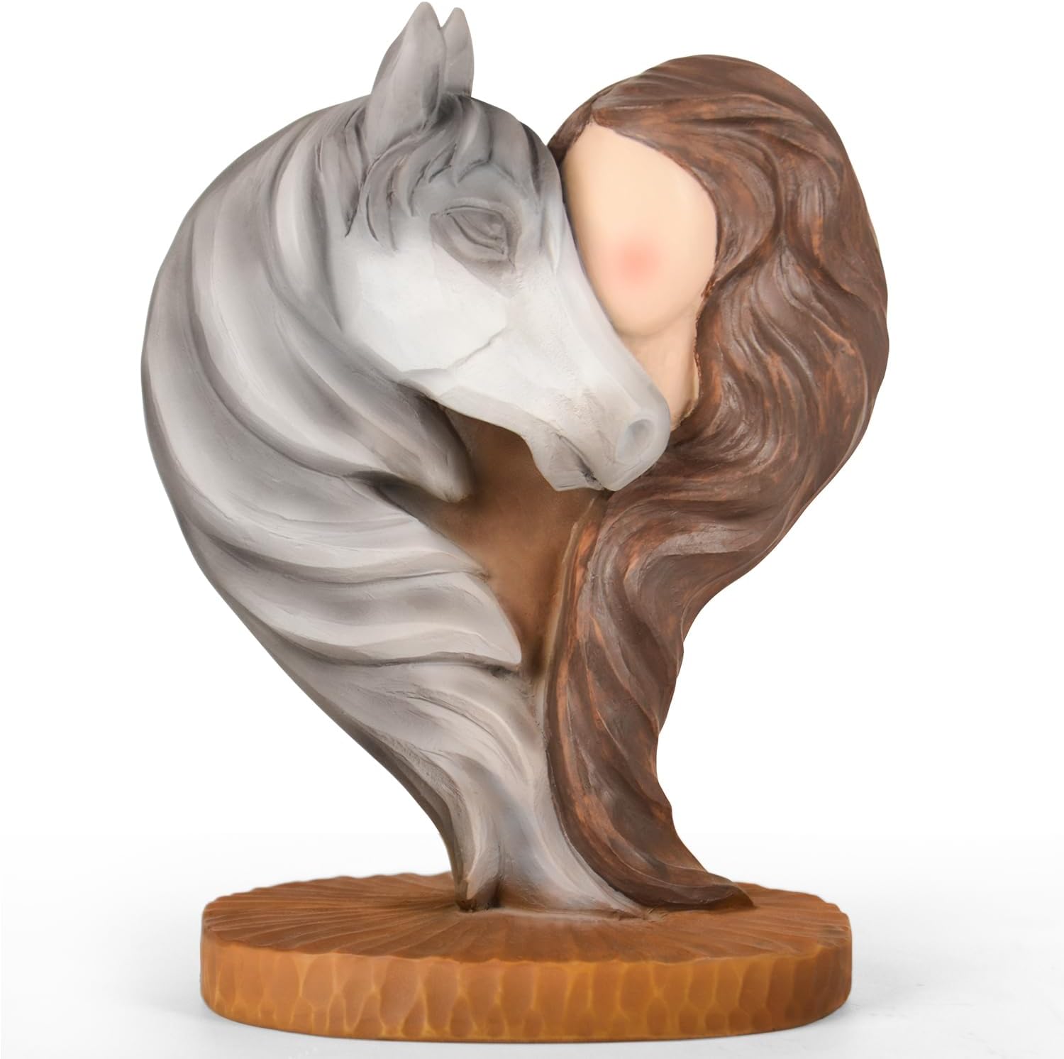 Horse Gifts for Girls Women - Horse Stuff Figurine Gifts for Horses Lovers Women Sculpted Hand-Painted Resin Cowgirl Equestrian Memorial Gift — view 9