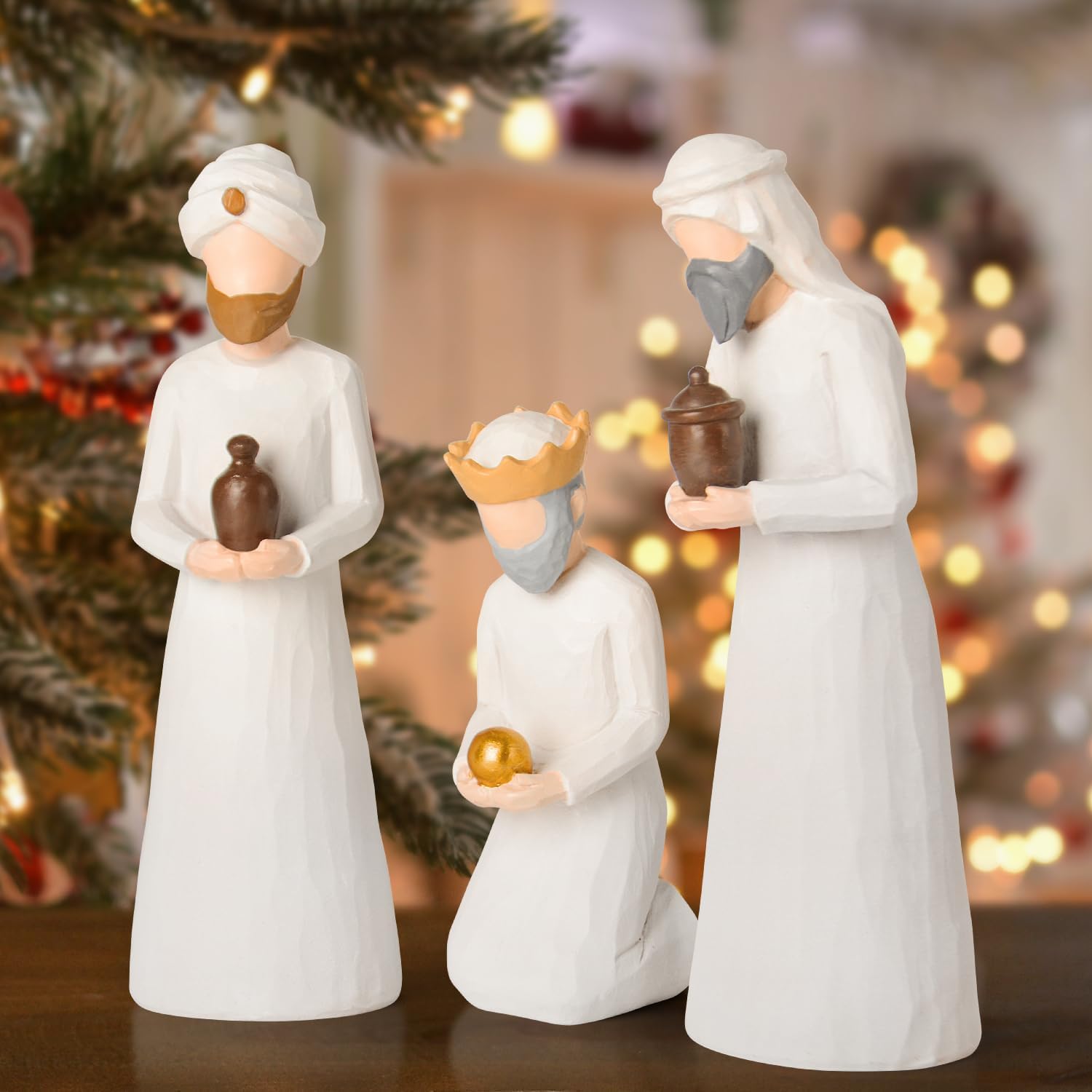 Vofstand Christmas Nativity Set Figurines Indoor - Holy Family — view 6